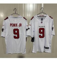 Men's Atlanta Falcons #9 Michael Penix Jr. White 2026 New Vapor Untouchable Limited Football Stitched Jersey