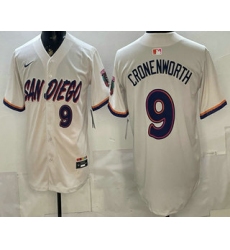 Men's San Diego Padres #9 Jake Cronenworth Cream 2026 City Connect Baseball Jersey