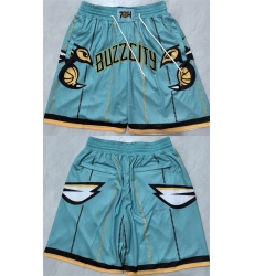 Mens Charlotte Hornets Teal Shorts (Run Small)