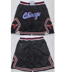 Men's Chicago Bulls Black 2026 Shorts 003 (Run Small)