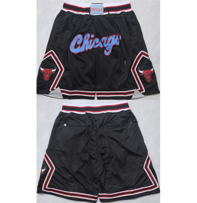 Men's Chicago Bulls Black 2026 Shorts 003 (Run Small)