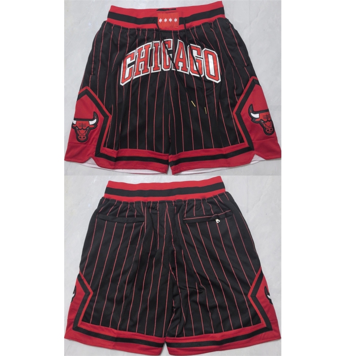 Men's Chicago Bulls Black 2026 Shorts 004 (Run Small)