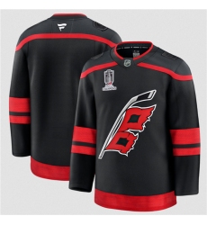 Men's Carolina Hurricanes Blank Black 2026 Stanley Cup Champions Home Stitched Jersey