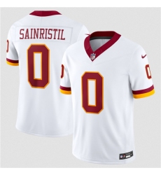 Men's Washington Commanders #0 Mike Sainristil White 2026 F.U.S.E. Vapor Limited Football Stitched Jersey