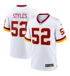 Men's Washington Commanders #52 Sonny Styles White 2026 NFL Draft Game Jersey