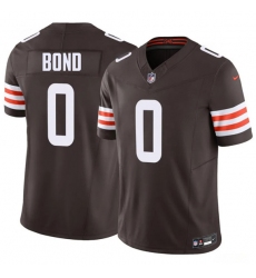 Men's Cleveland Browns #0 Isaiah Bond Brown 2026 Draft F.U.S.E. Vapor Limited Football Stitched Jersey