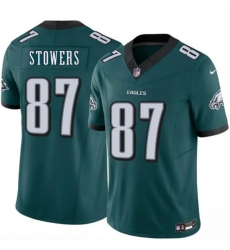 Men's Philadelphia Eagles #87 Eli Stowers Green 2026 Draft F.U.S.E. Vapor Untouchable Limited Football Stitched Jersey
