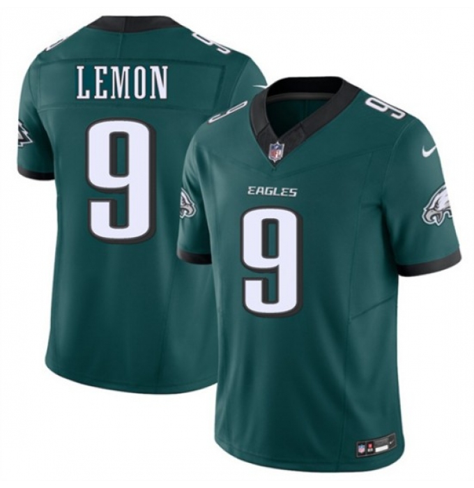 Men's Philadelphia Eagles #9 Makai Lemon Green 2026 Draft F.U.S.E. Vapor Untouchable Limited Football Stitched Jersey