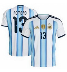 Men 13 Cristian Romero Argentina National Team World Cup 1