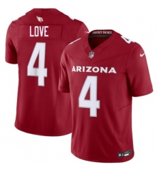 Men's Arizona Cardinals #4 Jeremiyah Love Red 2026 Draft F.U.S.E. Vapor Untouchable Limited Football Stitched Jersey