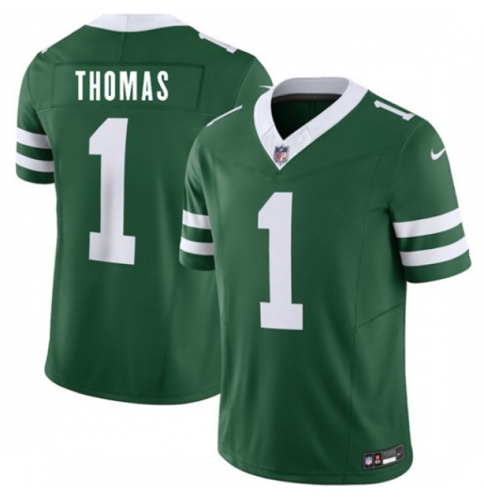 Men's New York Jets #1 Azareye'h Thomas Green 2026 Draft F.U.S.E. Vapor Untouchable Limited Football Stitched Jersey