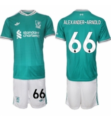 Men Liverpool 2026 Soccer Jerseys Teal #66 ALEXANDER-ARNOLD