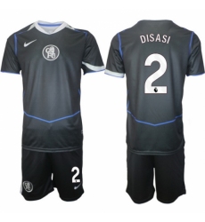 Men Chelsea 2026 Soccer Jerseys DarkGrey #2 DISASI