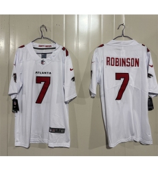 Men's Atlanta Falcons #7 Bijan Robinson White 2026 New Vapor Untouchable Limited Football Stitched Jersey