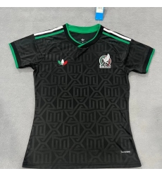 Women Mexico 2026 Blank Black Jersey