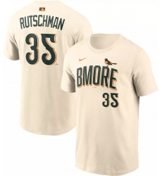 Men's Baltimore Orioles #35 Adley Rutschman Natural 2026 City Connect T-Shirt
