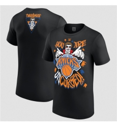 Men's New York Knicks Danhausen x Black Uncursed T-Shirt