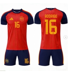 2026 FIFA World Cup Spain Soccer Home Jersey #16
