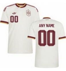 Men 00 Spain Custom World Cup 2026 Away Replica Jersey 1
