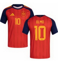 Men 10 Spain Dani Olmo World Cup 2026 Away Replica Jersey 1