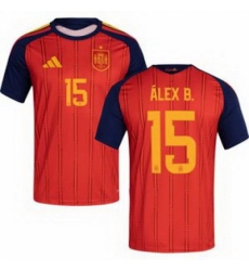Men 15 Spain Alex Baena World Cup 2026 Away Replica Jersey 1