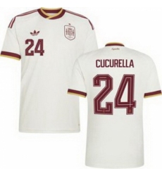 Men 24 Spain Marc Cucurella World Cup 2026 Away Replica Jersey 2