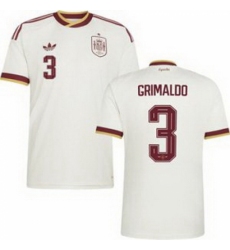 Men 3 Spain Alejandro Grimaldo World Cup 2026 Away Replica Jersey 2