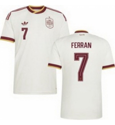 Men 7 Spain Ferran Torres World Cup 2026 Away Replica Jersey 2