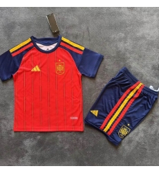 Youth Spain 2026 Home Jersey Suit