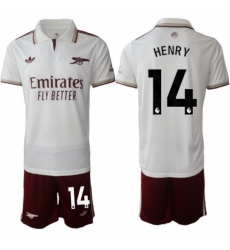 Men Arsenal 2026 Soccer Jerseys White #14 HENRY