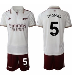 Men Arsenal 2026 Soccer Jerseys White #5 THOMAS