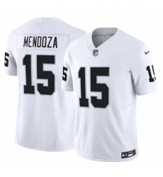 Men's Las Vegas Raiders #15 Fernando Mendoza White 2026 Draft F.U.S.E. Vapor Untouchable Limited Football Stitched Jersey