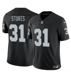 Men's Las Vegas Raiders #31 Treydan Stukes Black 2026 F.U.S.E. Vapor Untouchable Limited Football Stitched Jersey