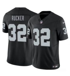 Men's Las Vegas Raiders #32 Corey Rucker Black 2026 Draft F.U.S.E. Vapor Untouchable Limited Football Stitched Jersey