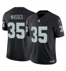 Men's Las Vegas Raiders #35 Hezekiah Masses Black 2026 F.U.S.E. Vapor Untouchable Limited Football Stitched Jersey