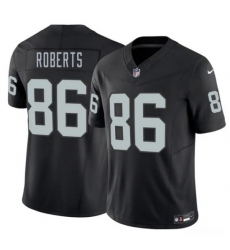 Men's Las Vegas Raiders #86 Chase Roberts Black 2026 Draft F.U.S.E. Vapor Untouchable Limited Football Stitched Jersey