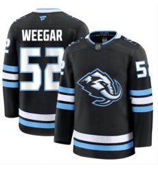 Men's Utah Mammoth #52 Mackenzie Weegar Fanatics Home Navy Blue Premium Jersey