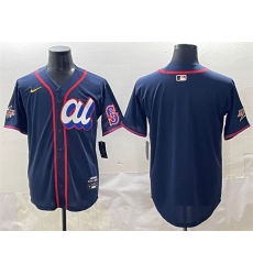 Men's American League Seattle Mariners Blank Navy 2025 All-Star Edition Limited Stitched Baseball Jersey