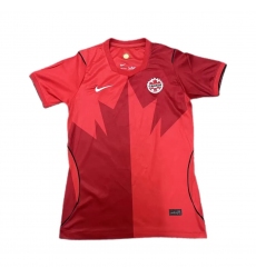 Women Canada Blank 2026 Home Soccer Jersey