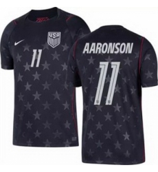 Men 11 Brenden Aaronson USMNT 2026 Home Stadium Replica Jersey 2