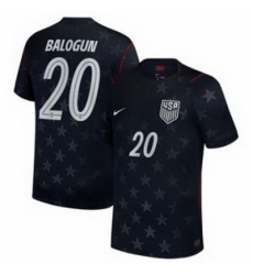 Men 20Folarin Balogun USMNT 2026 Stadium Replica Jersey 1