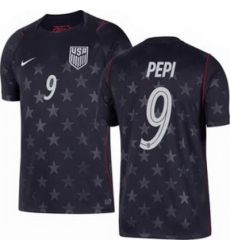 Men 9 Ricardo Pepi USMNT 2026 Home Stadium Replica Jersey 2