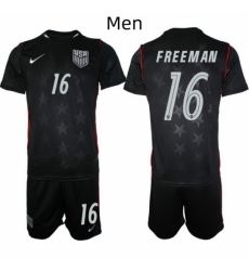 USA FIFA World Cup 2026 Navy Blue Soccer Jersey Alex Freeman #16