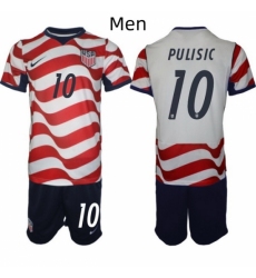 USA FIFA World Cup 2026 Soccer Red Home Jersey Christian Pulisic #10