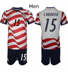 USA FIFA World Cup 2026 Soccer Red Home Jersey Johnny Cardoso #15
