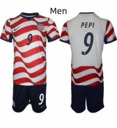 USA FIFA World Cup 2026 Soccer Red Home Jersey Ricardo Pepi #9
