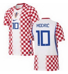 Men 10 Croatia Luka Modric Away Replica World Cup 1