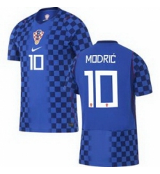 Men 10 Croatia Luka Modric Away Replica World Cup 2