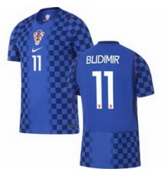 Men 11 Croatia Ante Budimir Away Replica World Cup 2