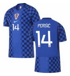 Men 14 Croatia Ivan Perisic Away Replica World Cup 2